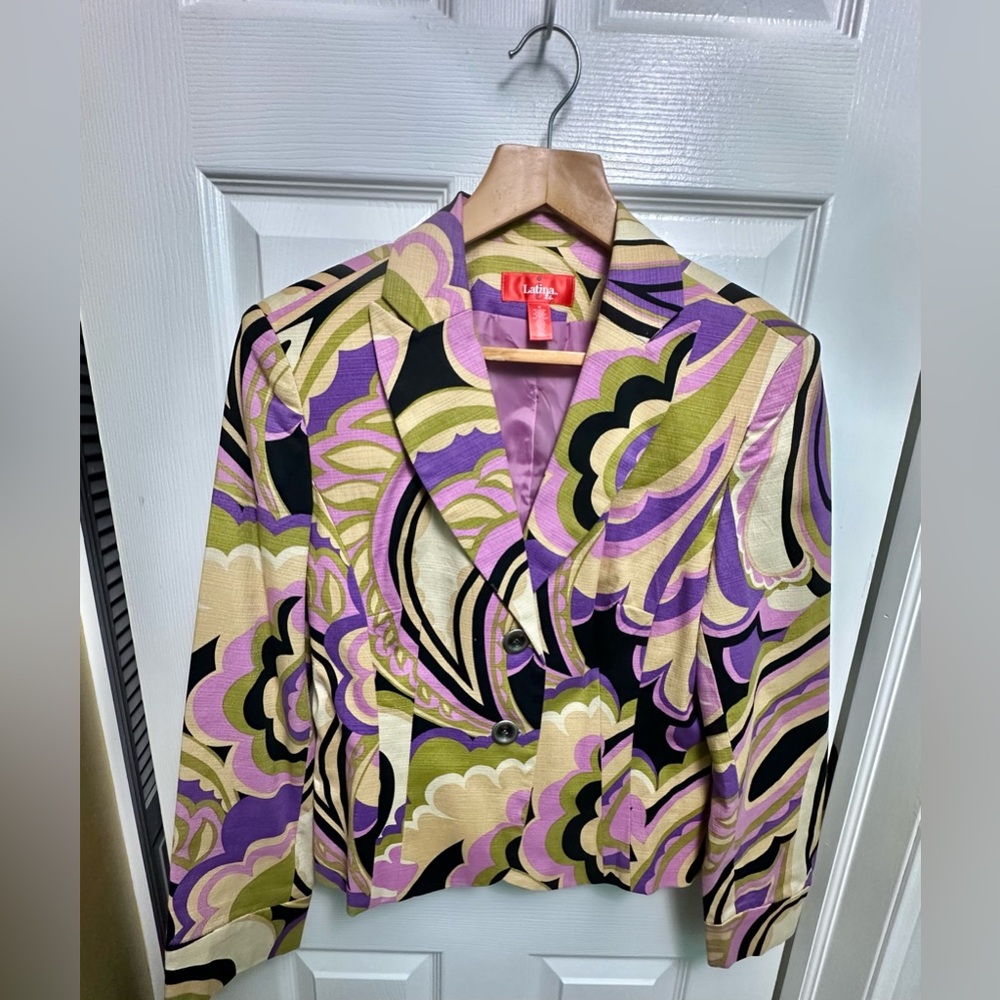 Blazer Size 12 - by Latina Life ~ Multicolored